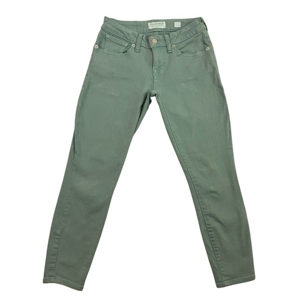 Lucky Brand Jeans Womens Size 0/25 Mint Green Low Rise Lolita Crop